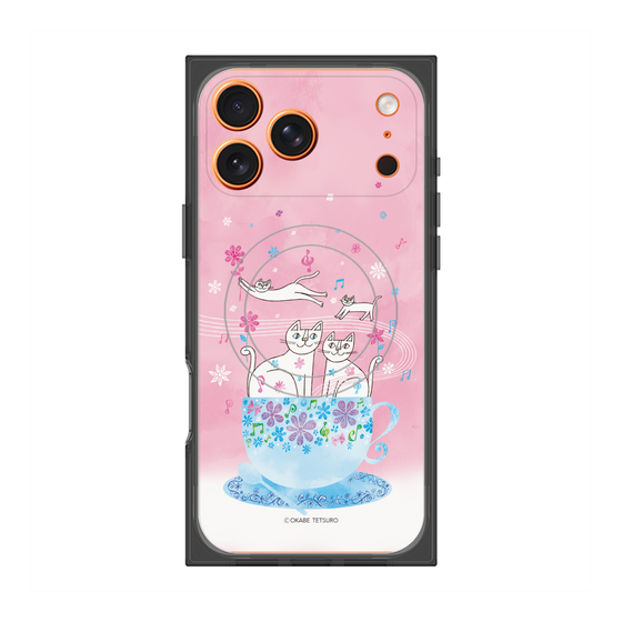 プレミアムスクエアケース with MagSafe［ おかべてつろう - きみとのあたたかい時間 ］