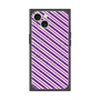プレミアムスクエアケース with MagSafe［ Small Stripe - Purple × Pink ］