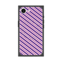 プレミアムスクエアケース with MagSafe［ Small Stripe - Purple × Pink ］