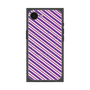 プレミアムスクエアケース with MagSafe［ Small Stripe - Purple × Pink ］