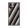 プレミアムスクエアケース with MagSafe［ Middle Stripe - Black ］