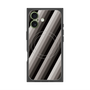 プレミアムスクエアケース with MagSafe［ Middle Stripe - Black ］