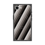 プレミアムスクエアケース with MagSafe［ Middle Stripe - Black ］