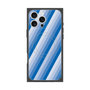 プレミアムスクエアケース with MagSafe［ Middle Stripe - Blue ］
