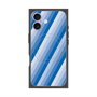 プレミアムスクエアケース with MagSafe［ Middle Stripe - Blue ］