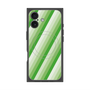 プレミアムスクエアケース with MagSafe［ Middle Stripe - Green ］