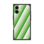プレミアムスクエアケース with MagSafe［ Middle Stripe - Green ］