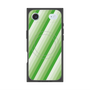 プレミアムスクエアケース with MagSafe［ Middle Stripe - Green ］