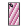 プレミアムスクエアケース with MagSafe［ Middle Stripe - Pink ］