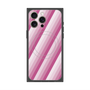 プレミアムスクエアケース with MagSafe［ Middle Stripe - Pink ］