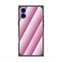 プレミアムスクエアケース with MagSafe［ Middle Stripe - Pink ］