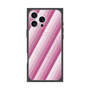 プレミアムスクエアケース with MagSafe［ Middle Stripe - Pink ］