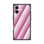 プレミアムスクエアケース with MagSafe［ Middle Stripe - Pink ］