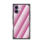 プレミアムスクエアケース with MagSafe［ Middle Stripe - Pink ］