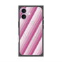 プレミアムスクエアケース with MagSafe［ Middle Stripe - Pink ］