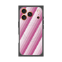 プレミアムスクエアケース with MagSafe［ Middle Stripe - Pink ］