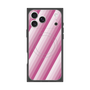 プレミアムスクエアケース with MagSafe［ Middle Stripe - Pink ］