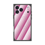 プレミアムスクエアケース with MagSafe［ Middle Stripe - Pink ］