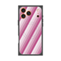 プレミアムスクエアケース with MagSafe［ Middle Stripe - Pink ］