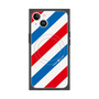 プレミアムスクエアケース with MagSafe［ Big Stripe - Red × Blue ］