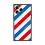 プレミアムスクエアケース with MagSafe［ Big Stripe - Red × Blue ］