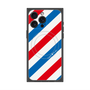 プレミアムスクエアケース with MagSafe［ Big Stripe - Red × Blue ］