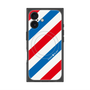 プレミアムスクエアケース with MagSafe［ Big Stripe - Red × Blue ］