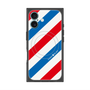 プレミアムスクエアケース with MagSafe［ Big Stripe - Red × Blue ］
