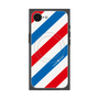 プレミアムスクエアケース with MagSafe［ Big Stripe - Red × Blue ］