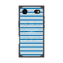 プレミアムスクエアケース with MagSafe［ Small Border - Blue ］