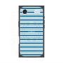 プレミアムスクエアケース with MagSafe［ Small Border - Blue ］