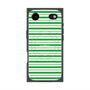 プレミアムスクエアケース with MagSafe［ Small Border - Green ］