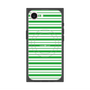 プレミアムスクエアケース with MagSafe［ Small Border - Green ］