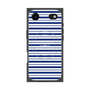 プレミアムスクエアケース with MagSafe［ Small Border - Navy ］