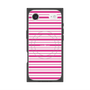 プレミアムスクエアケース with MagSafe［ Small Border - Pink ］