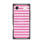 プレミアムスクエアケース with MagSafe［ Small Border - Pink ］