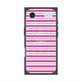 プレミアムスクエアケース with MagSafe［ Small Border - Pink ］