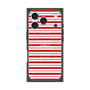 プレミアムスクエアケース with MagSafe［ Small Border - Red ］