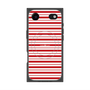 プレミアムスクエアケース with MagSafe［ Small Border - Red ］