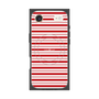 プレミアムスクエアケース with MagSafe［ Small Border - Red ］