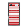 プレミアムスクエアケース with MagSafe［ Small Border - Red ］