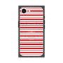 プレミアムスクエアケース with MagSafe［ Small Border - Red ］