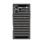 プレミアムスクエアケース with MagSafe［ Middle Border - Black ］