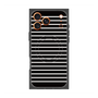 プレミアムスクエアケース with MagSafe［ Middle Border - Black ］