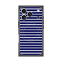 プレミアムスクエアケース with MagSafe［ Middle Border - Blue ］