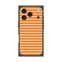 プレミアムスクエアケース with MagSafe［ Middle Border - Orange ］