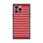 プレミアムスクエアケース with MagSafe［ Middle Border - Red ］