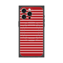 プレミアムスクエアケース with MagSafe［ Middle Border - Red ］