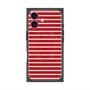 プレミアムスクエアケース with MagSafe［ Middle Border - Red ］