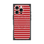 プレミアムスクエアケース with MagSafe［ Middle Border - Red ］
